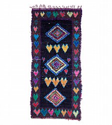 Moroccan Berber rug Boucherouite 295 x 125 cm