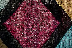 Moroccan Berber rug Boucherouite 135 x 230 cm