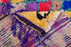 Moroccan Berber rug Boucherouite 185 x 135 cm