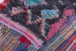 Moroccan Berber rug Boucherouite 365 x 100 cm