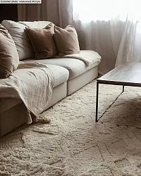 Shaggy rugs - Rostock (offwhite)