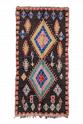 Moroccan Berber rug Boucherouite 305 x 140 cm