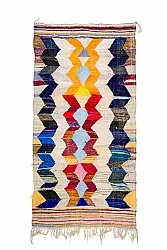 Moroccan Berber rug Boucherouite 155 x 325 cm