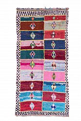 Moroccan Berber rug Boucherouite 285 x 140 cm