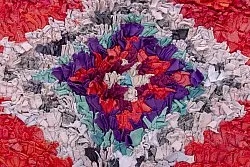 Moroccan Berber rug Boucherouite 220 x 125 cm