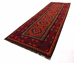 Oriental kilim rug 401 x 161 cm