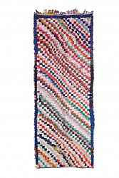 Moroccan Berber rug Boucherouite 315 x 120 cm