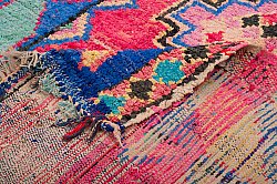 Moroccan Berber rug Boucherouite 280 x 130 cm