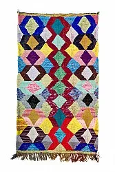Moroccan Berber rug Boucherouite 150 x 255 cm