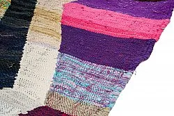 Moroccan Berber rug Boucherouite 135 x 255 cm