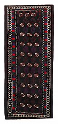 Kilim rug Persian Baluchi 283 x 123 cm