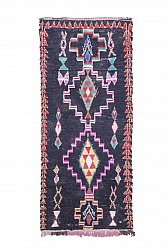 Moroccan Berber rug Boucherouite 260 x 115 cm