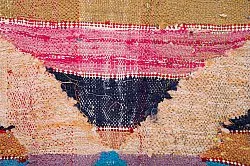 Moroccan Berber rug Boucherouite 125 x 265 cm