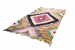 Moroccan Berber rug Boucherouite 155 x 285 cm