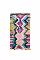 Moroccan Berber rug Boucherouite 130 x 235 cm