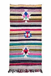 Moroccan Berber rug Boucherouite 145 x 295 cm