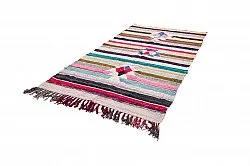 Moroccan Berber rug Boucherouite 145 x 295 cm