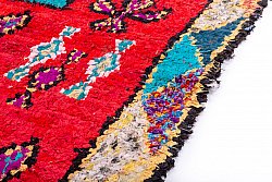 Moroccan Berber rug Boucherouite 245 x 95 cm