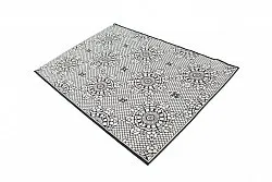 Wilton rug - Charleston (black/sand)
