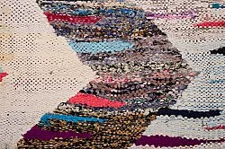 Moroccan Berber rug Boucherouite 145 x 310 cm