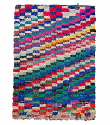 Moroccan Berber rug Boucherouite 225 x 165 cm