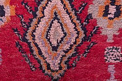 Moroccan Berber rug Boucherouite 240 x 90 cm