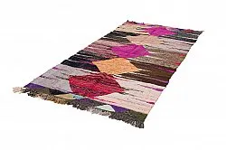 Moroccan Berber rug Boucherouite 130 x 275 cm