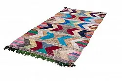 Moroccan Berber rug Boucherouite 130 x 275 cm