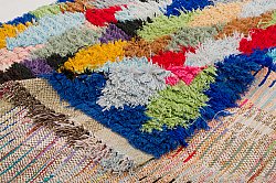 Moroccan Berber rug Boucherouite 270 x 105 cm