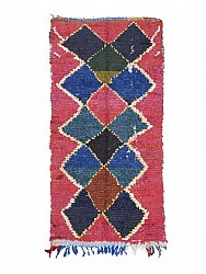 Moroccan Berber rug Boucherouite 250 x 120 cm