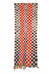 Moroccan Berber rug Boucherouite 360 x 125 cm