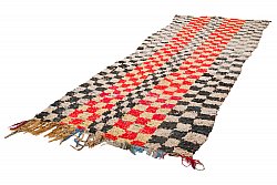 Moroccan Berber rug Boucherouite 360 x 125 cm