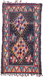 Moroccan Berber rug Boucherouite 200 x 110 cm