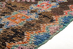 Moroccan Berber rug Boucherouite 395 x 150 cm