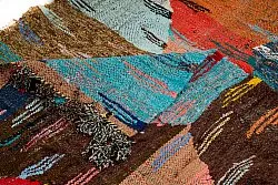 Moroccan Berber rug Boucherouite 135 x 265 cm