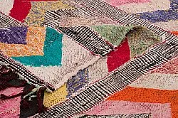 Moroccan Berber rug Boucherouite 150 x 275 cm