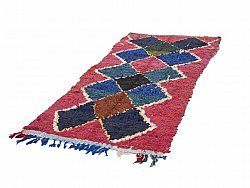 Moroccan Berber rug Boucherouite 250 x 120 cm