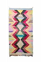 Moroccan Berber rug Boucherouite 150 x 300 cm