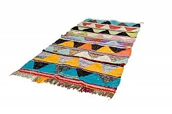 Moroccan Berber rug Boucherouite 135 x 270 cm