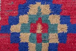 Moroccan Berber rug Boucherouite 365 x 145 cm