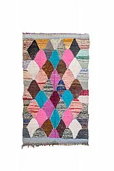 Moroccan Berber rug Boucherouite 125 x 225 cm