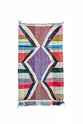 Moroccan Berber rug Boucherouite 125 x 210 cm