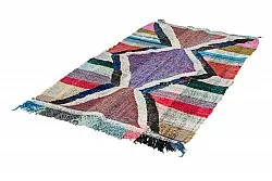 Moroccan Berber rug Boucherouite 125 x 210 cm
