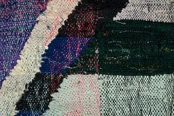 Moroccan Berber rug Boucherouite 125 x 210 cm