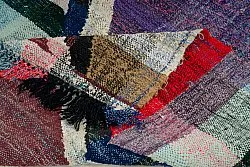 Moroccan Berber rug Boucherouite 125 x 210 cm