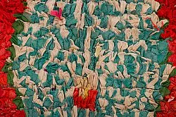 Moroccan Berber rug Boucherouite 290 x 150 cm