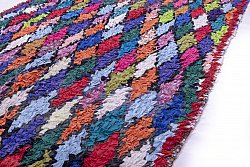 Moroccan Berber rug Boucherouite 230 x 115 cm