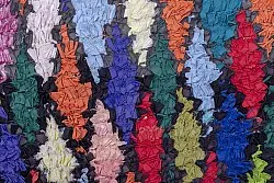 Moroccan Berber rug Boucherouite 230 x 115 cm