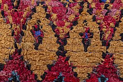 Moroccan Berber rug Boucherouite 365 x 160 cm