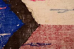 Moroccan Berber rug Boucherouite 125 x 240 cm